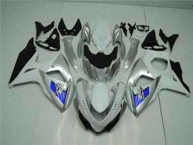 Argent Blanc Carénage Moto GSXR 1000 K9 2009-2016