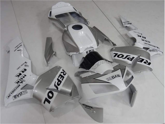 Argent Blanc Noir Repsol Carénages Moto CBR 600 RR 2003-2004 Argent Blanc Noir Repsol Carénages Moto CBR 600 RR 2003-2004