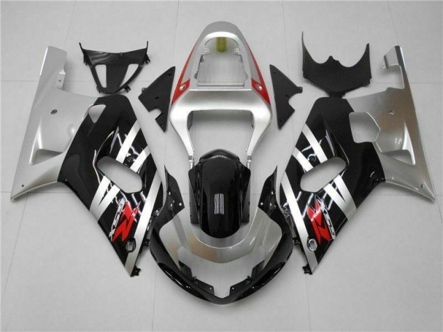 Argent Carénage Moto GSXR 600 / 750 K1 K2 K3 2001-2003 Argent Carénage Moto GSXR 600 / 750 K1 K2 K3 2001-2003