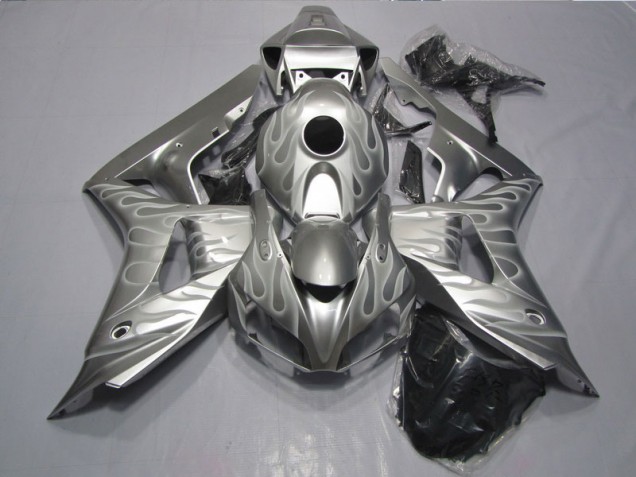 Argent Flamme Carénage Moto CBR 1000 RR 2006-2007 Argent Flamme Carénage Moto CBR 1000 RR 2006-2007