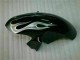 Argent Flamme Noir Carénage Moto R6 2006-2007 Argent Flamme Noir Carénage Moto R6 2006-2007