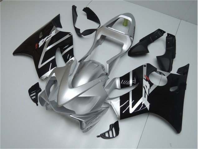 Argent Noir Carénage Moto CBR 600 F4i 2001-2003 Argent Noir Carénage Moto CBR 600 F4i 2001-2003