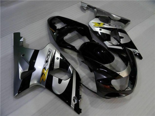 Argent Noir Carénage Moto GSXR 1000 K1 2000-2002 Argent Noir Carénage Moto GSXR 1000 K1 2000-2002