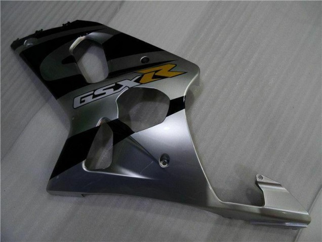 Argent Noir Carénage Moto GSXR 1000 K1 2000-2002 Argent Noir Carénage Moto GSXR 1000 K1 2000-2002