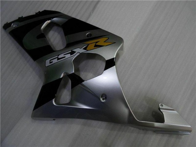 Argent Noir Carénage Moto GSXR 1000 K1 2000-2002 Argent Noir Carénage Moto GSXR 1000 K1 2000-2002