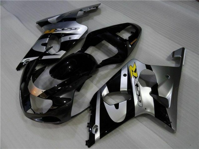 Argent Noir Carénage Moto GSXR 1000 K1 2000-2002 Argent Noir Carénage Moto GSXR 1000 K1 2000-2002