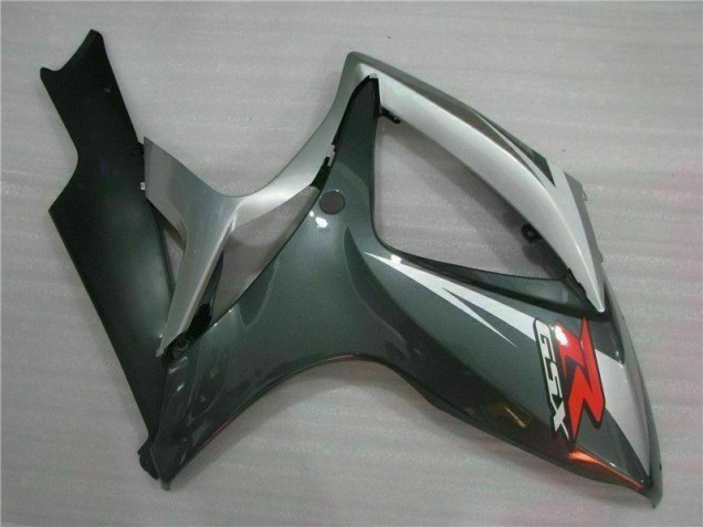 Argent Noir Carénage Moto GSXR 600 / 750 K6 2006-2007