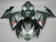 Argent Noir Carénage Moto GSXR 600 / 750 K6 2006-2007
