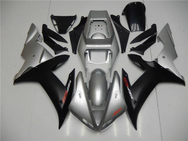 Argent Noir Carénage Moto R1 2002-2003 Argent Noir Carénage Moto R1 2002-2003