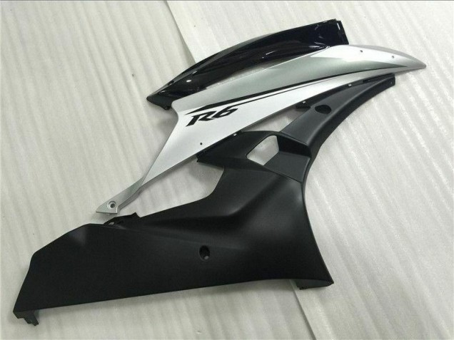 Argent Noir Carénage Moto R6 2006-2007 Argent Noir Carénage Moto R6 2006-2007