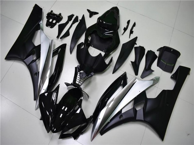 Argent Noir Kit Carénages Motos Complet R6 2006-2007