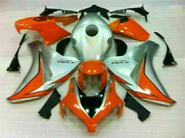Argent Orange Carénage Moto CBR 1000 RR 2008-2011 Argent Orange Carénage Moto CBR 1000 RR 2008-2011