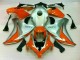 Argent Orange Carénage Moto CBR 1000 RR 2008-2011 Argent Orange Carénage Moto CBR 1000 RR 2008-2011