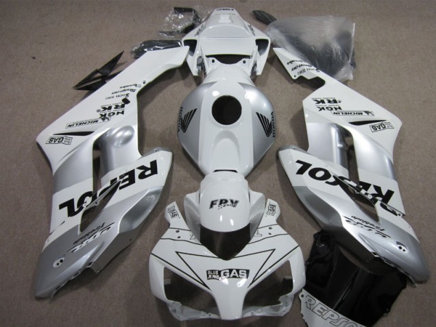 Argent Repsol Carénage Moto CBR 1000 RR 2004-2005 Argent Repsol Carénage Moto CBR 1000 RR 2004-2005