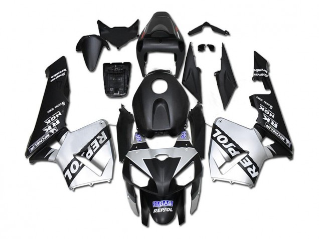 Argent Repsol Noir Carénage Moto CBR 600 RR 2005-2006