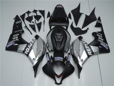Argent Repsol Noir Carénage Moto CBR 600 RR 2007-2008