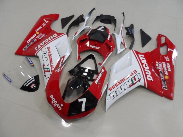 Bannière 7 Carénage Moto Ducati 848 1098 1198 2007-2014 Bannière 7 Carénage Moto Ducati 848 1098 1198 2007-2014