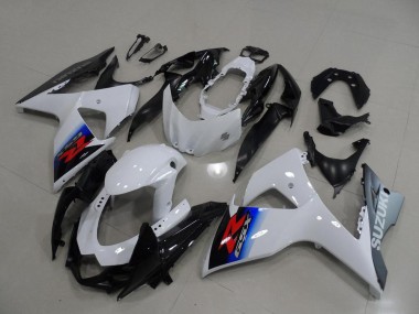 Blanc Argent Carénage Moto GSXR 1000 K9 2009-2016