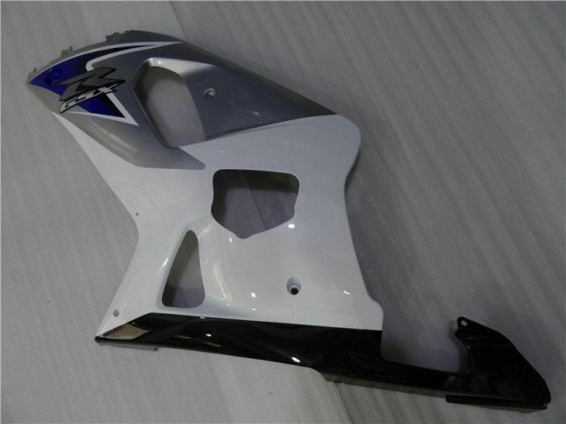 Blanc Argent Carénage Moto GSXR 600 / 750 K1 K2 K3 2001-2003 Blanc Argent Carénage Moto GSXR 600 / 750 K1 K2 K3 2001-2003