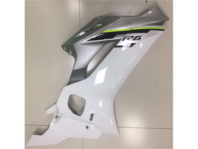 Blanc Argent Carénage Moto R6 2017-2023 Blanc Argent Carénage Moto R6 2017-2023