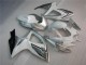 Blanc Argent Carénages Moto GSXR 600 / 750 K6 2006-2007