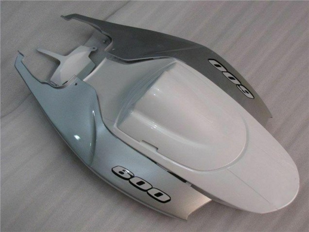 Blanc Argent Carénages Moto GSXR 600 / 750 K6 2006-2007