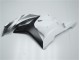Blanc Argent Noir Carénage Moto CBR 600 RR 2009-2012 Blanc Argent Noir Carénage Moto CBR 600 RR 2009-2012