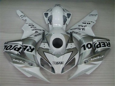 Blanc Argent Noir Repsol Carénage Moto CBR 1000 RR 2004-2005
