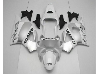 Blanc Argent Noir Repsol Carénage Moto CBR 900 RR 954RR 2002-2003