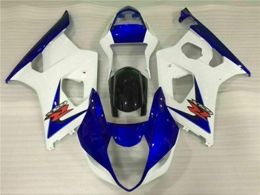 Blanc Bleu Carénage Moto GSXR 1000 K3 2003-2004