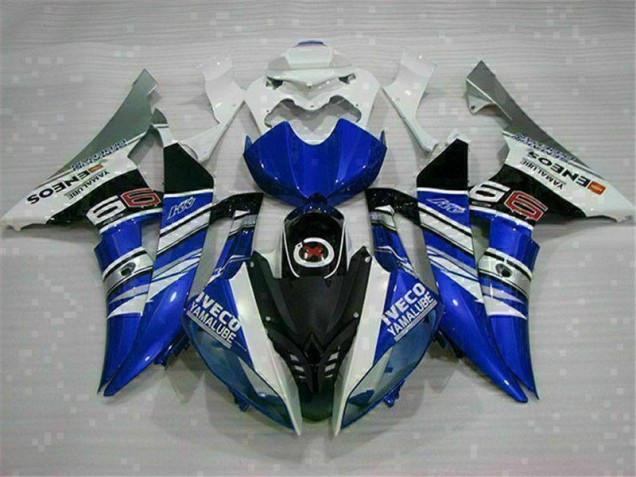 Blanc Bleu Carénage Moto R6 2008-2016 Blanc Bleu Carénage Moto R6 2008-2016