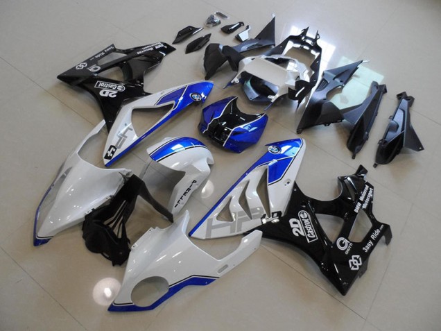 Blanc Bleu Carénage Moto S1000RR 2009-2014 Blanc Bleu Carénage Moto S1000RR 2009-2014