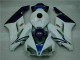 Blanc Bleu Carénages Moto CBR 1000 RR 2004-2005