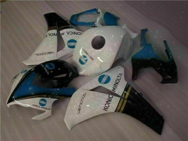 Blanc Bleu Carénages Moto CBR 1000 RR 2008-2011