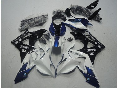 Blanc Bleu Carénages Moto S1000RR 2009-2014