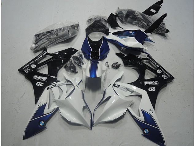 Blanc Bleu Carénages Moto S1000RR 2009-2014 Blanc Bleu Carénages Moto S1000RR 2009-2014