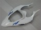 Blanc Bleu Flamme Carénage Moto R1 2004-2006 Blanc Bleu Flamme Carénage Moto R1 2004-2006