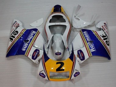 Blanc Bleu Jaune Carénage Moto NSR 250 MC28 P4 1994-1996