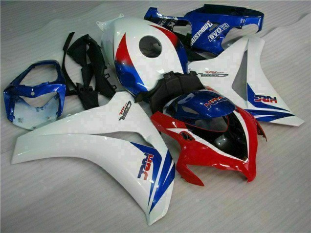 Blanc Bleu Kit Carénages Motos CBR 1000 RR 2008-2011 Blanc Bleu Kit Carénages Motos CBR 1000 RR 2008-2011