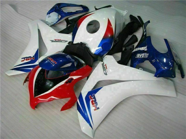 Blanc Bleu Kit Carénages Motos CBR 1000 RR 2008-2011 Blanc Bleu Kit Carénages Motos CBR 1000 RR 2008-2011