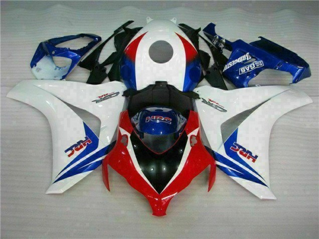 Blanc Bleu Kit Carénages Motos CBR 1000 RR 2008-2011 Blanc Bleu Kit Carénages Motos CBR 1000 RR 2008-2011