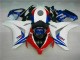 Blanc Bleu Kit Carénages Motos CBR 1000 RR 2008-2011 Blanc Bleu Kit Carénages Motos CBR 1000 RR 2008-2011