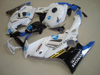 Blanc Bleu Konica Minolta Carénage Moto CBR 600 F3 1995-1998