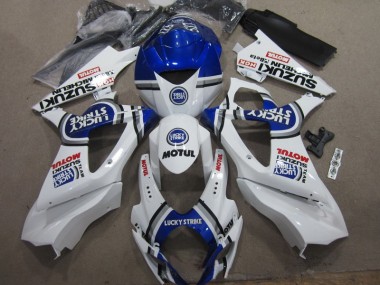 Blanc Bleu Lucky Strike Rouge Motul Carénage Moto GSXR 1000 K7 2007-2008