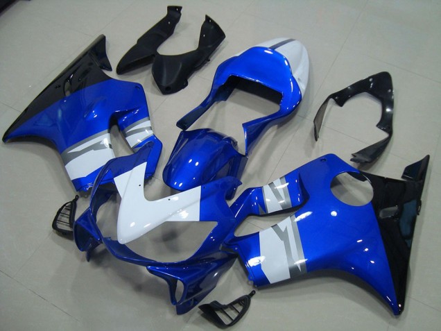 Blanc Bleu Noir Carénage Moto CBR 600 F4i 2001-2003