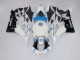 Blanc Bleu Noir Carénage Moto CBR 600 RR 2007-2008 Blanc Bleu Noir Carénage Moto CBR 600 RR 2007-2008