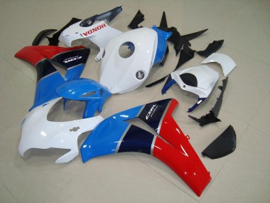 Blanc Bleu Rouge Carénage Moto CBR 1000 RR 2008-2011