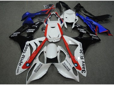 Blanc Bleu Rouge Carénage Moto S1000RR 2009-2014