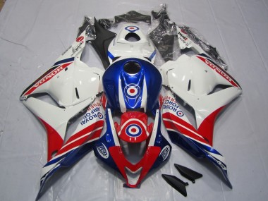 Blanc Bleu Rouge Carénages Moto CBR 600 RR 2009-2012