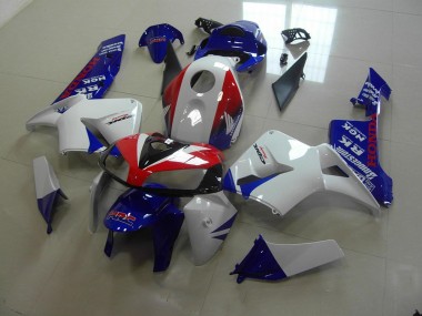 Blanc Bleu Rouge HRC Carénage Moto CBR 600 RR 2005-2006
